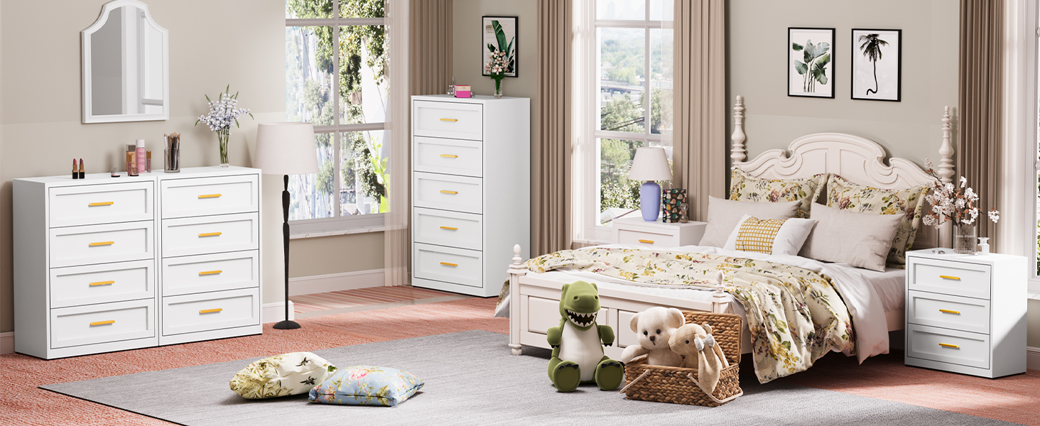 white dresser for bedroom