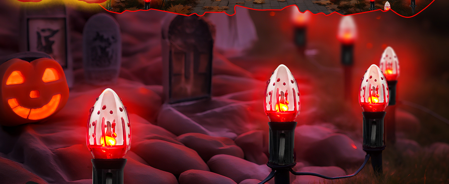 Halloween Pathway Lights Outdoor