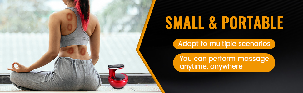 9 gear electric cupping massager heater suction cupping set guasha