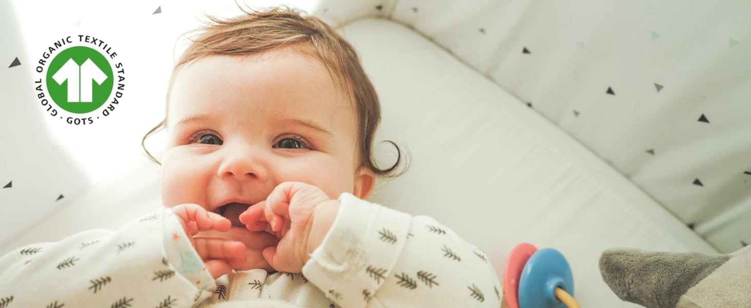 Sweave Organic Mini Crib Sheets (2 Pack) 100 GOTS