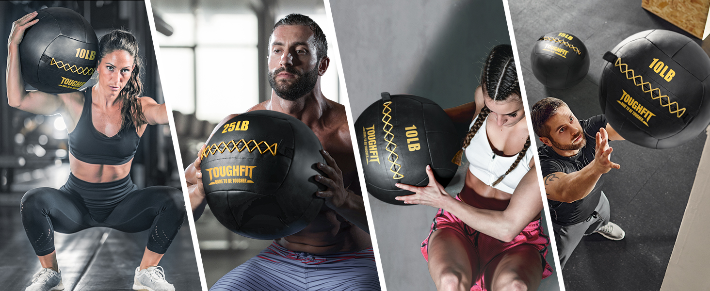medicine ball slam balls weighted exercise wall weight soft strength training