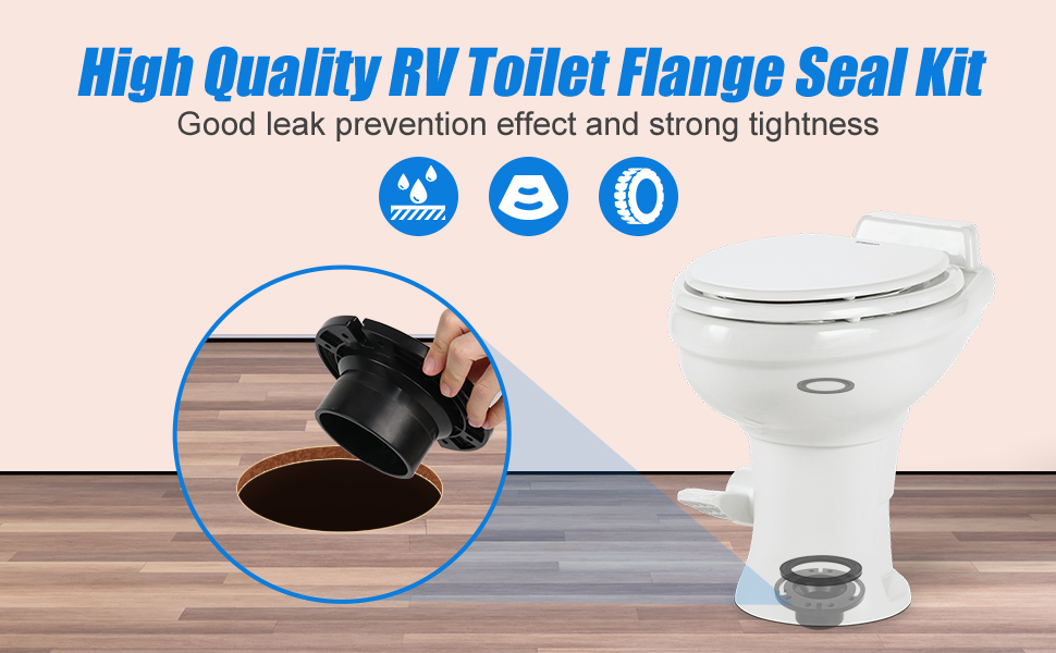 Zylorix RV Toilet Seal Kit Compatible with Dometic 300/310