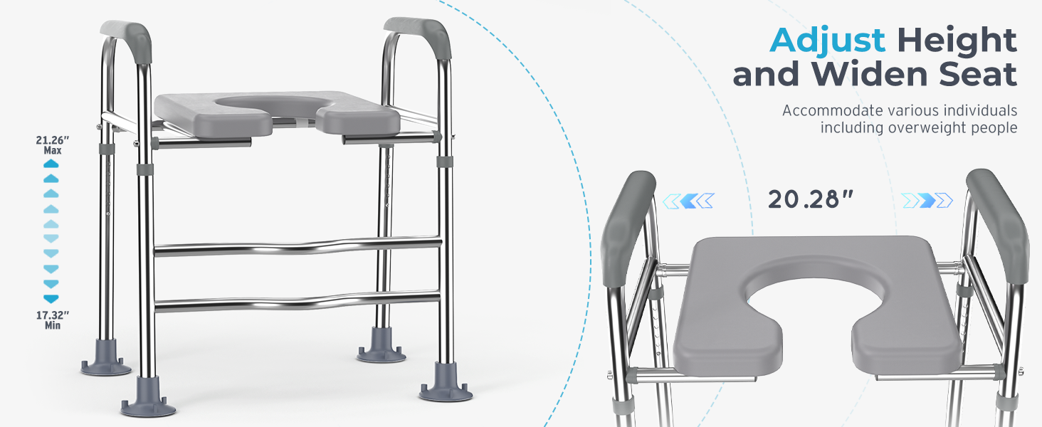 Adjust Height and Widen Seat