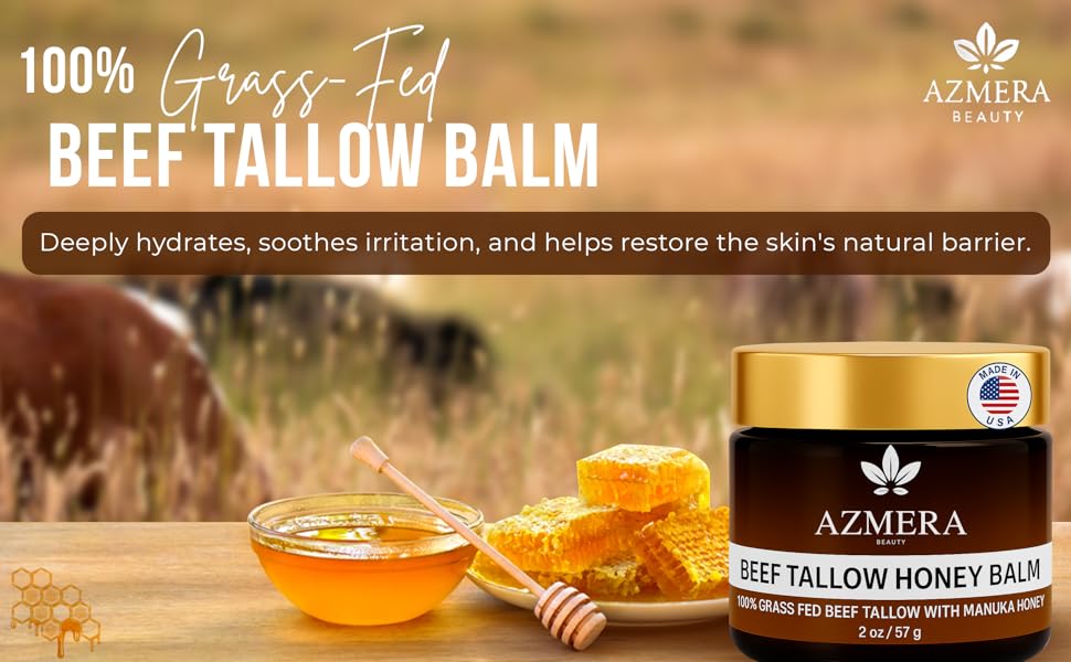 Grass-fed beef thallow balm