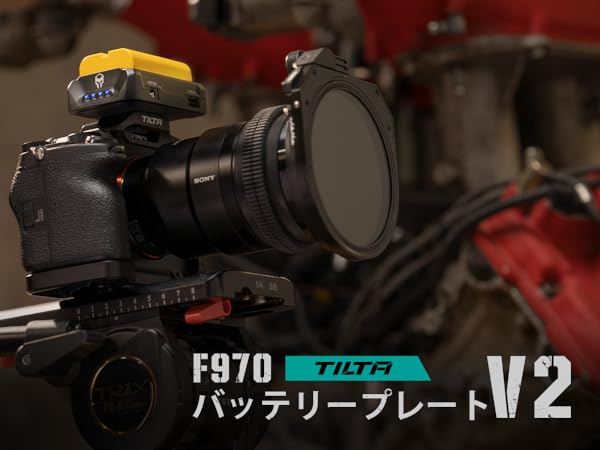 ビデオカメラ Tilta F970 Battery Plate V2 TILTA F970 Battery Plate V2 - Black (TA-BTP2-F9