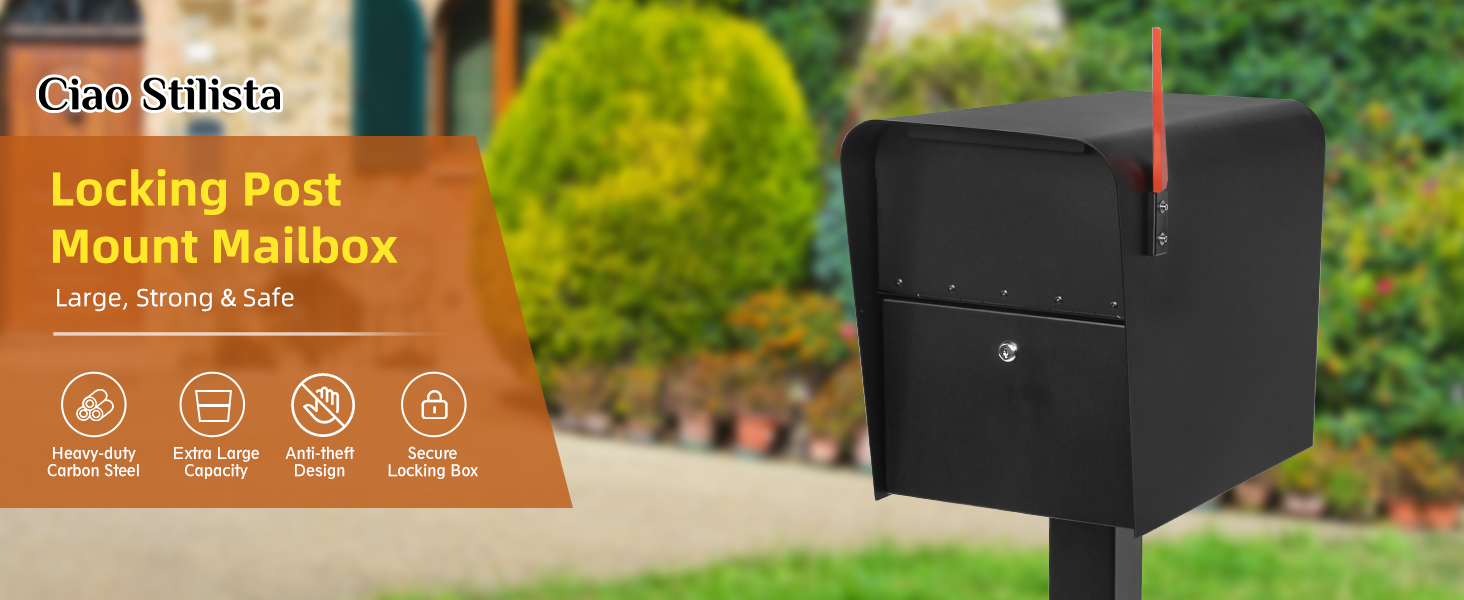 extra large mailbox for outside
