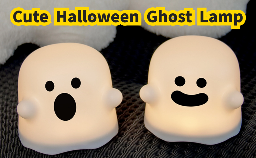 Cute Halloween Ghost Night Light