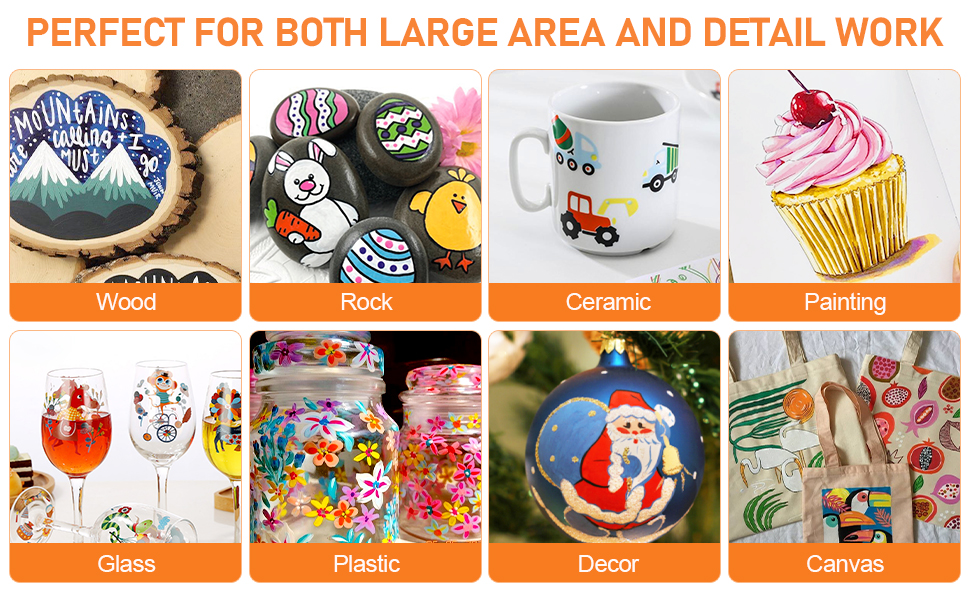 Paint Pens Paint Markers,24 Colors OilBased Paint Markers Waterproof,Never Fade