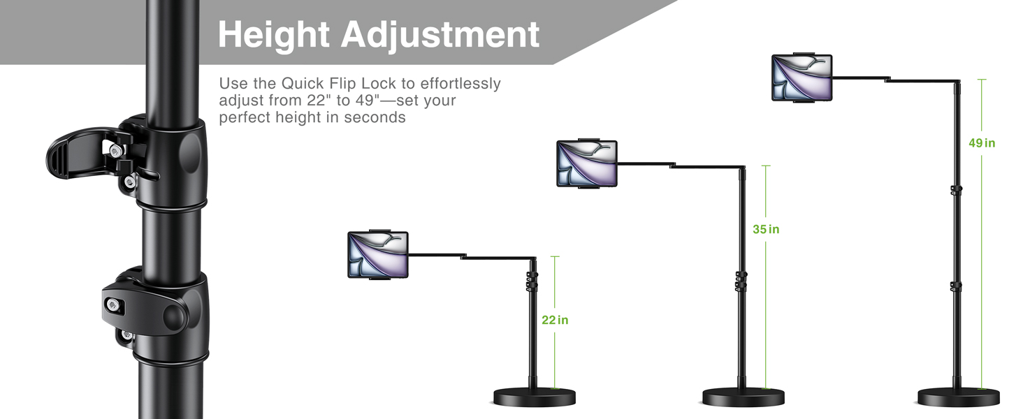 tablet stand floor