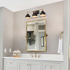 bathroom lighting black