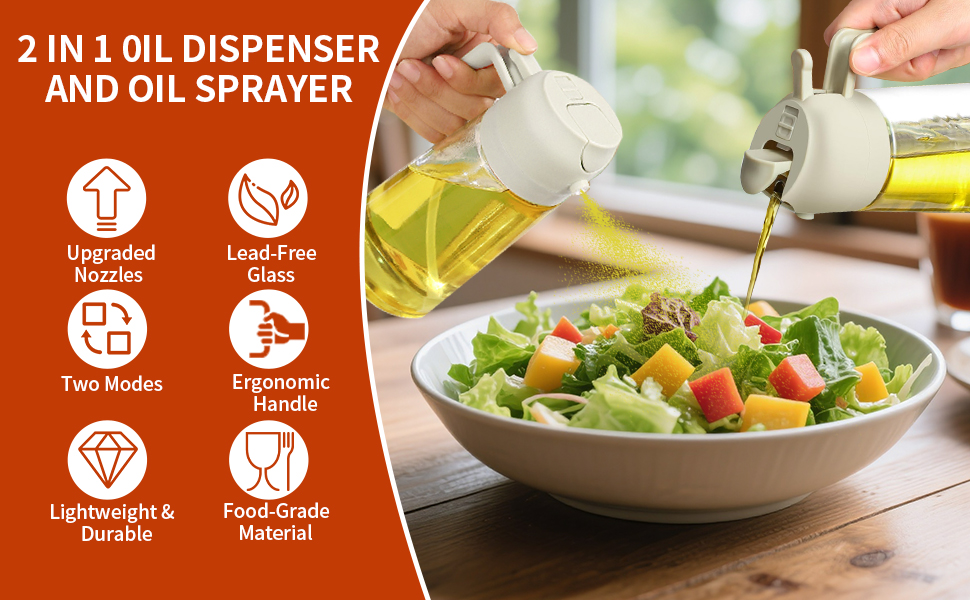 2 in 1 Olive Oil Sprayer