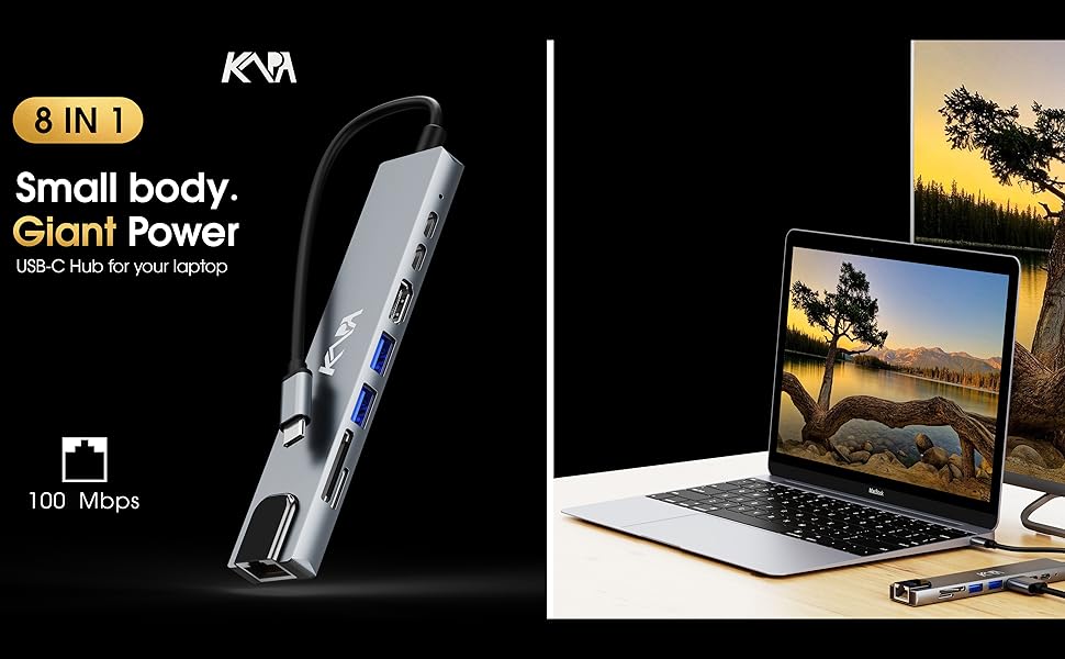 KAPA 8 in 1 ethernet hub