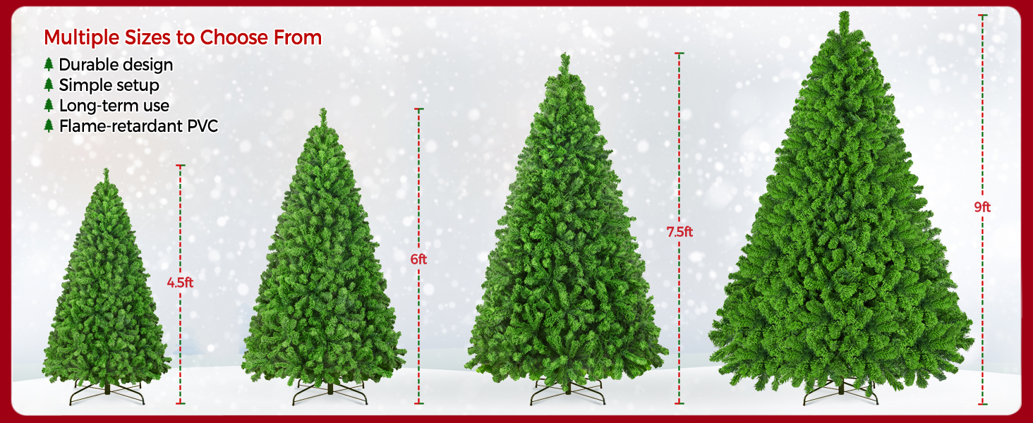  Pre-lit Flocked Artificial Christmas Tree