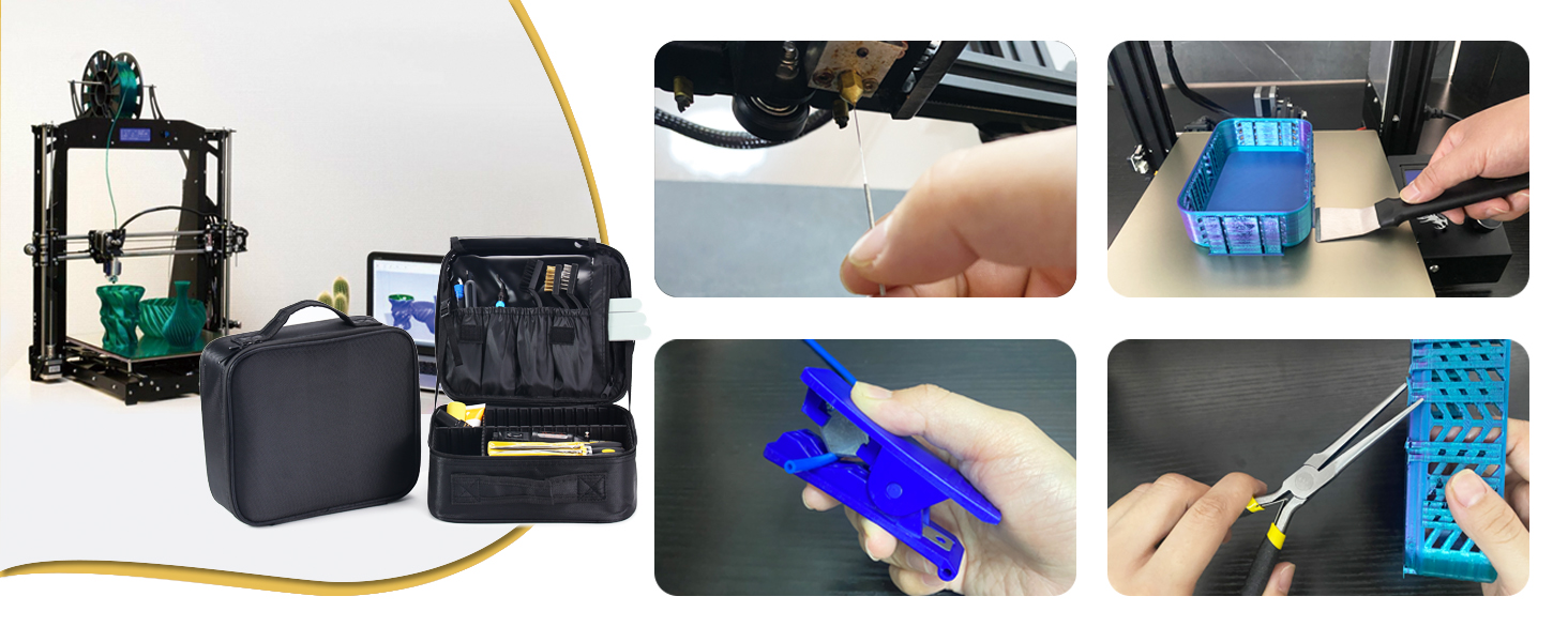 creality 3d printing tools kit Ender 3 3d tool kit accessories 3d printing tool wrap kit