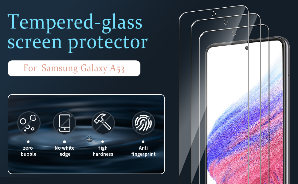 WFTE [2Pack Screen Protector for Samsung Galaxy S23 FE,Anti