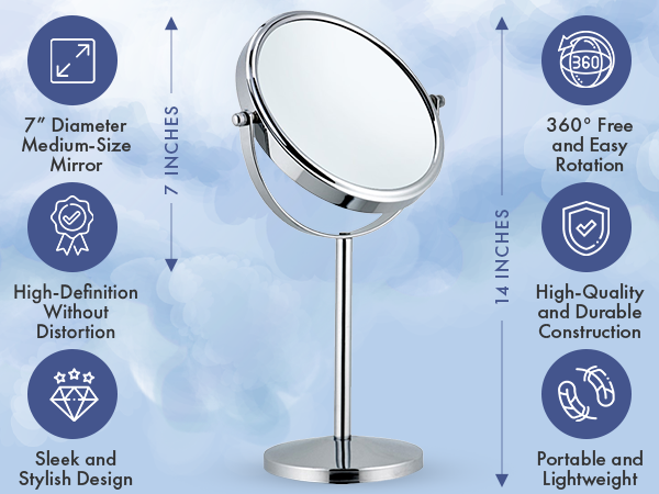  lights 10 makup stand magnified double sided plug faceccosmetic round espejo con luz para