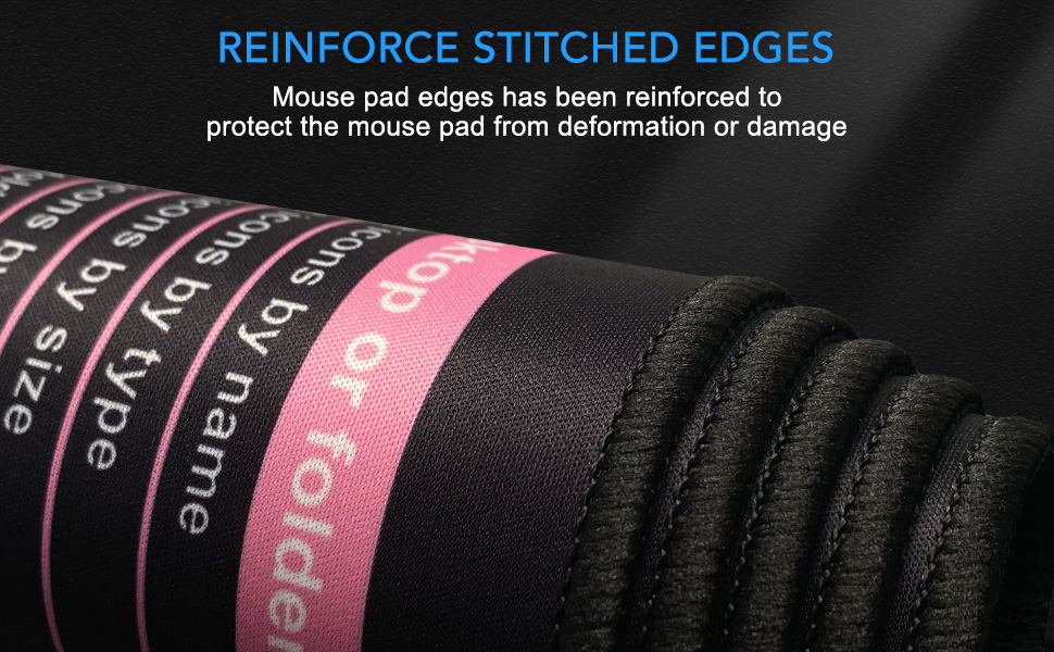 Excovip Keyboard and Mouse Pad with No-Slip Rubber Base, Durable ...