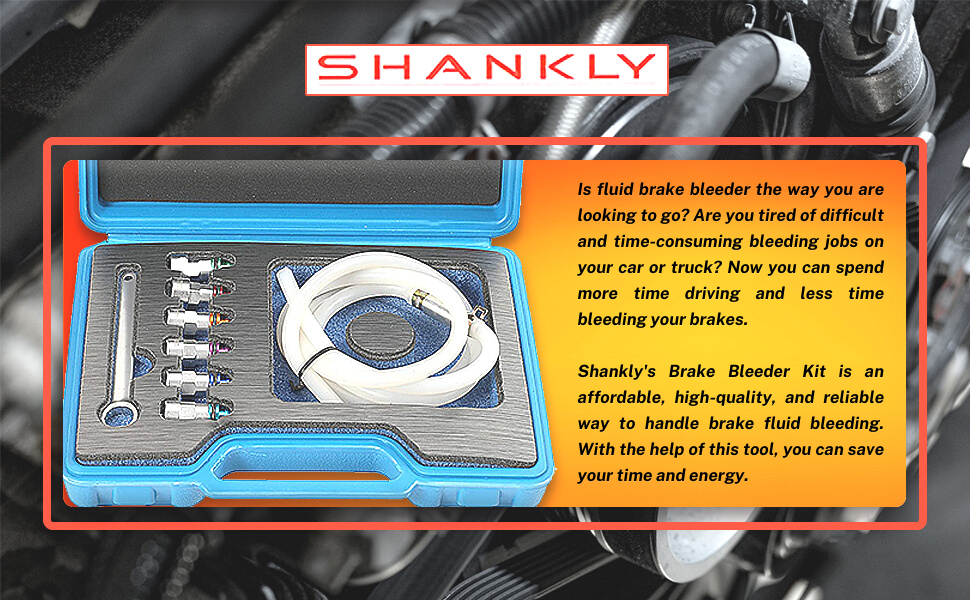 Shankly Brake Bleeder Wrench Kit 6 Brake Bleeder Wrenches
