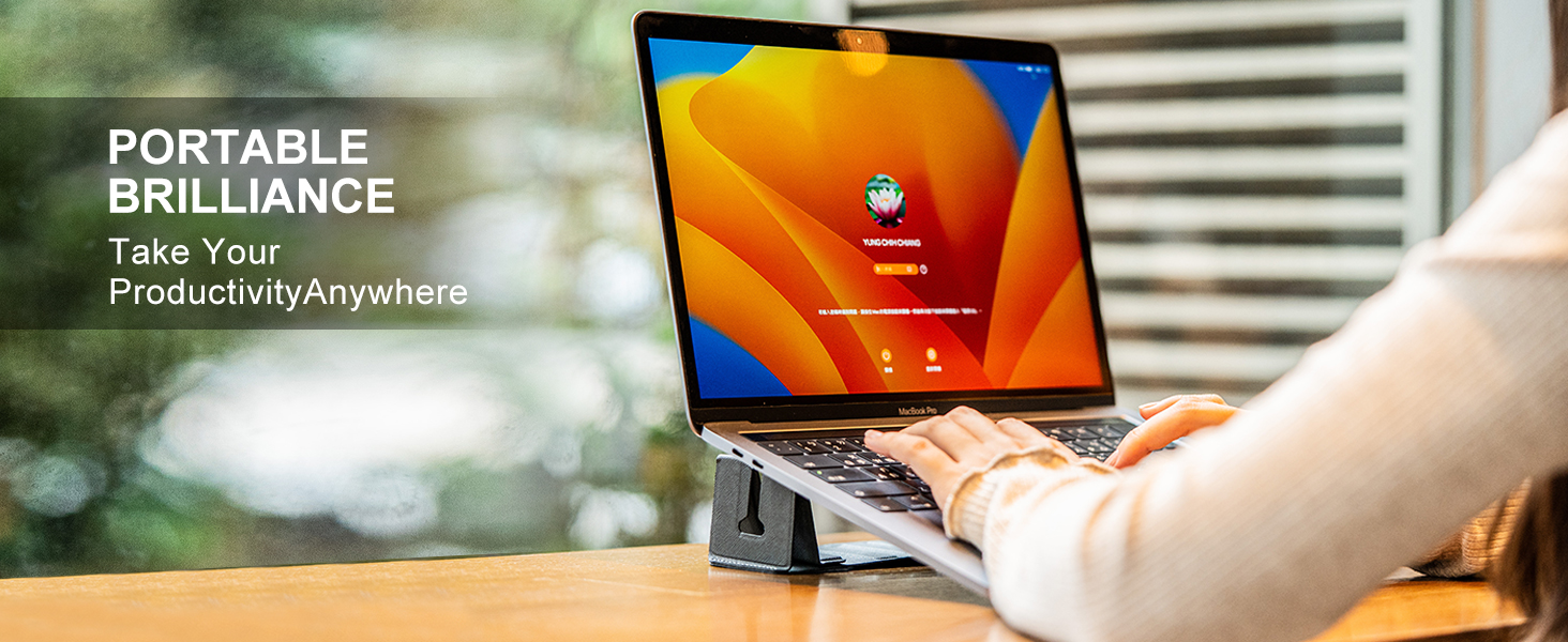 Perilogics portable travel laptop stand