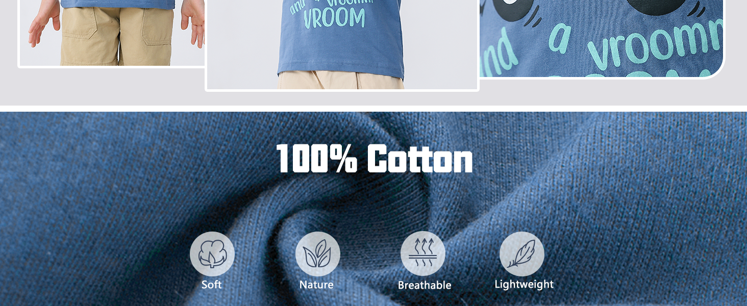 Toddler boys girls cotton shirts