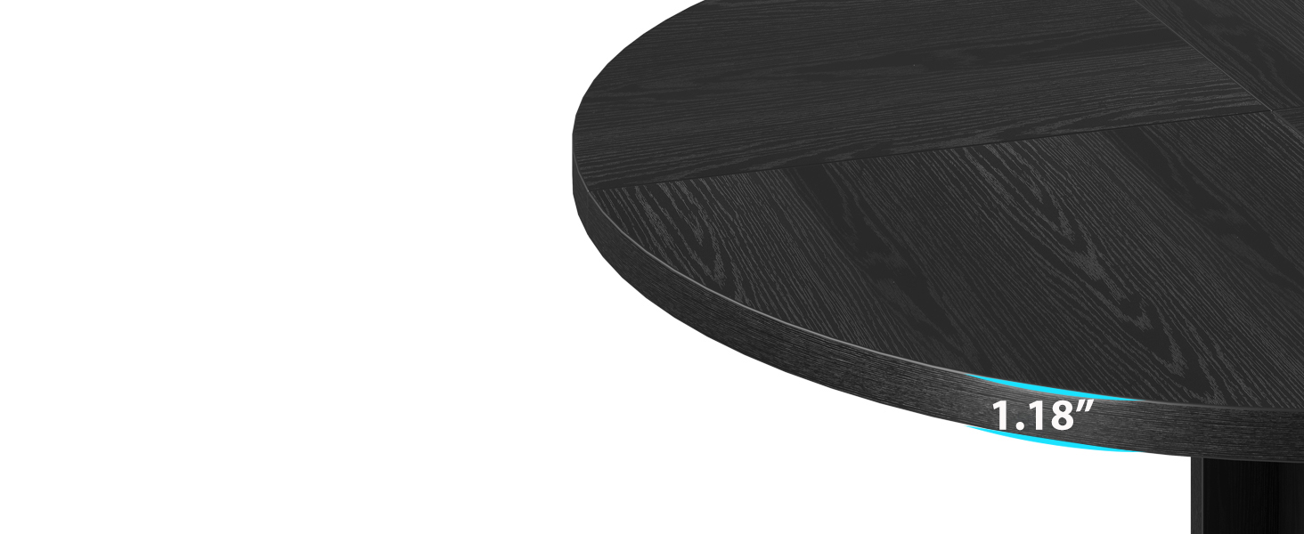 Round Dining Table for 4