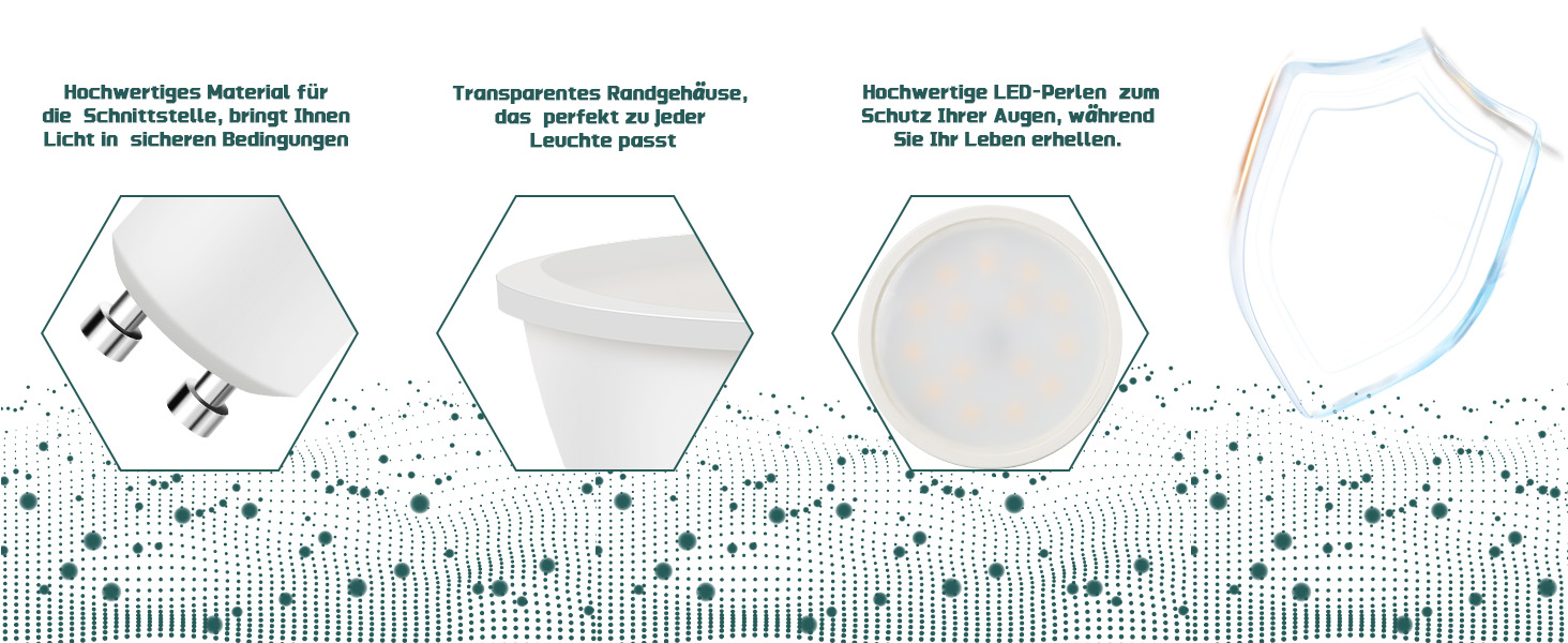 Gu10 LED Kaltweiss 6W Leuchtmittel Lampe