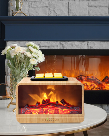 fireplace flame light burner