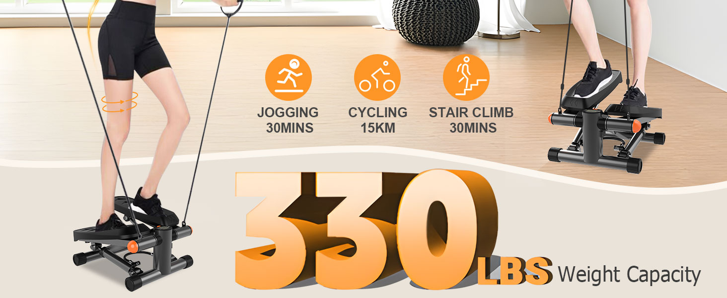 330LBS weight capacity