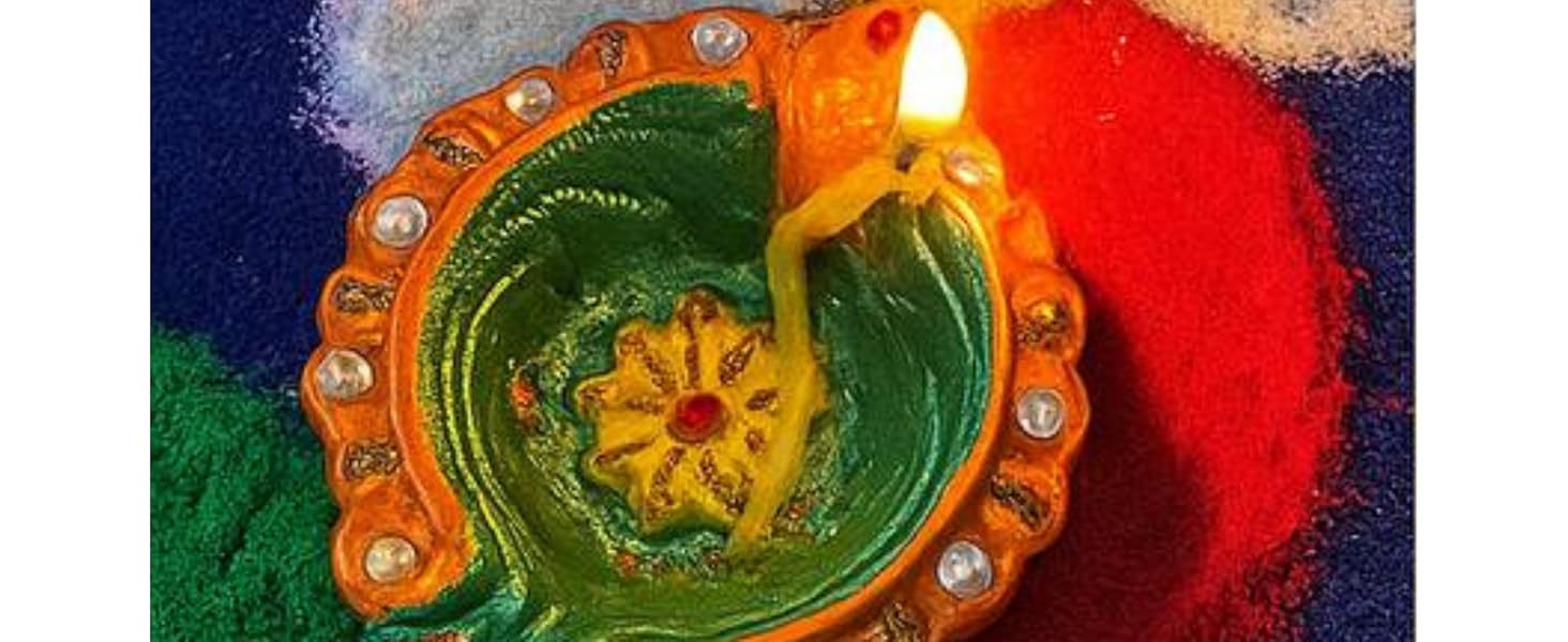 Text reads 'SIZE DISPLAY'. Close-up product photos showing colorful fuzzy or plush material in blue, yellow, and red tones across multiple panels.