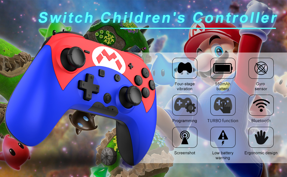 Davlon Enhanced Wireless Controller for Nintendo Switch Pro Switch