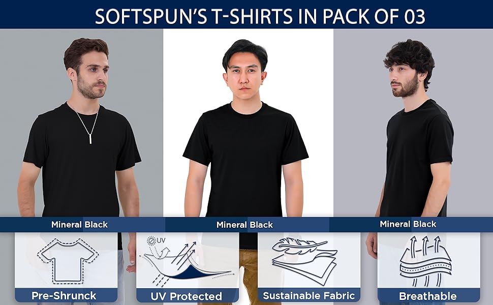 tshirts for men multipack tshirts for men cotton tshirts crew neck tshirts