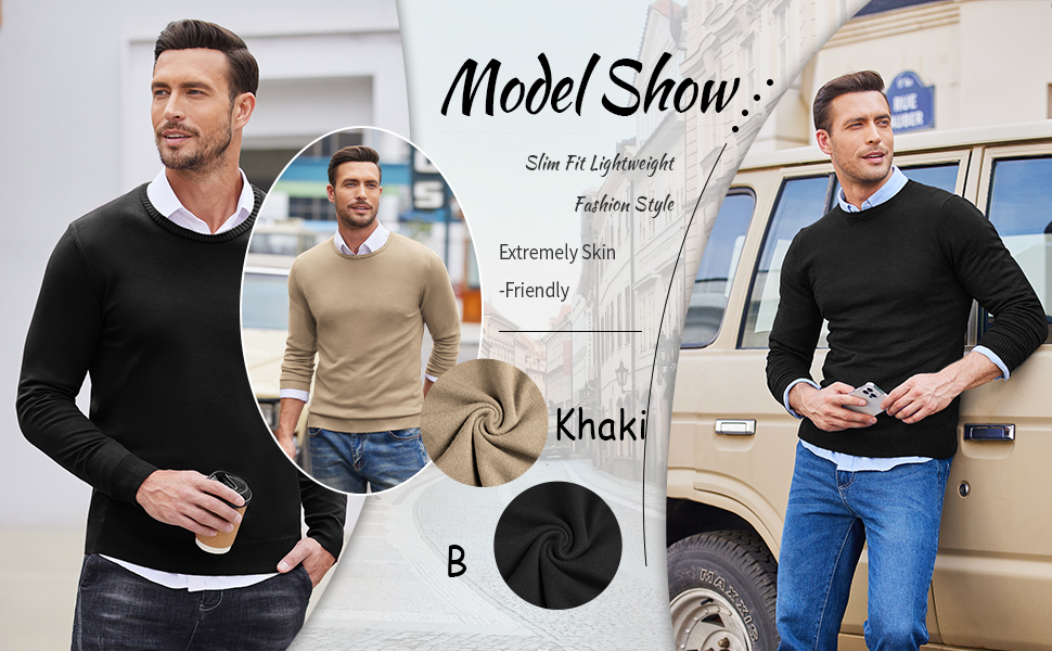 men dress sweater