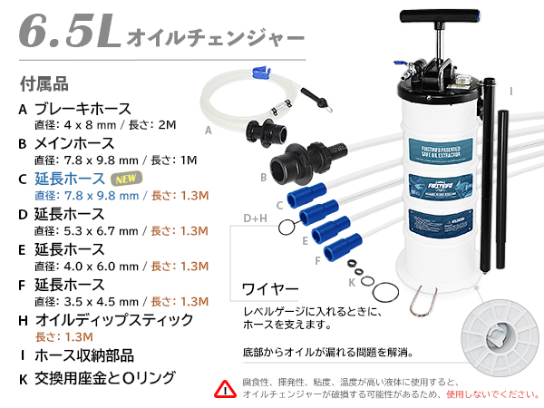 Amazon.co.jp: 良匠 オイルチェンジャー エアー手動兼用 ポンプ