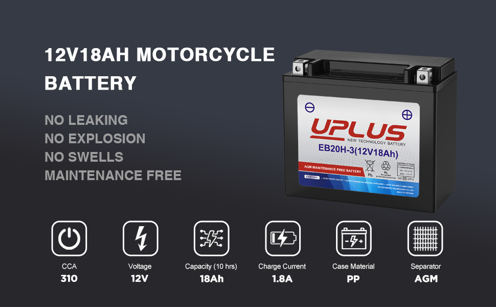 YTX20L-BS AGM YUASA BATTERIE - Motovan - Motovan - ATV, Snowmobile & Motor  Sports and Accessories