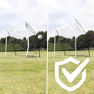 QUICKPLAY Kickster Soccer Goal Range – Ultra Portable Soccer