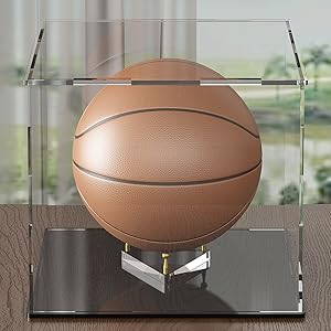Clear Acrylic Basketball Holder, Display Stand for Football, Soccer, Volleyball, Ball Stand