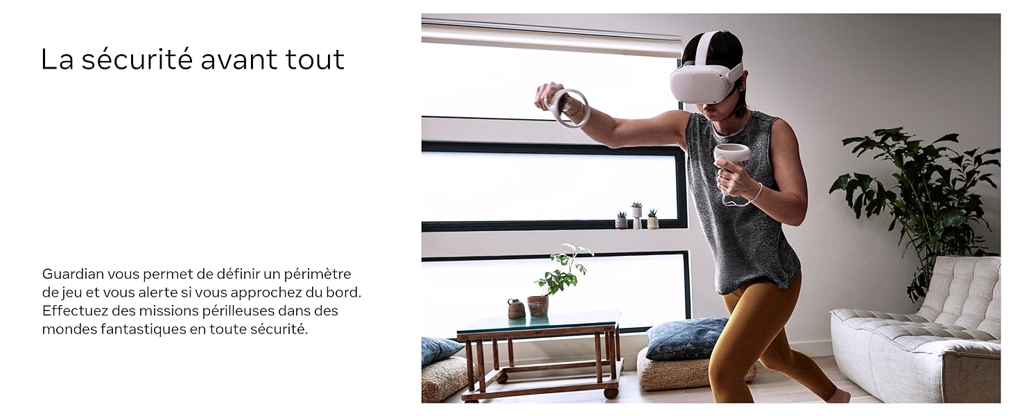 Meta Quest 2 - La sécurité avant tout