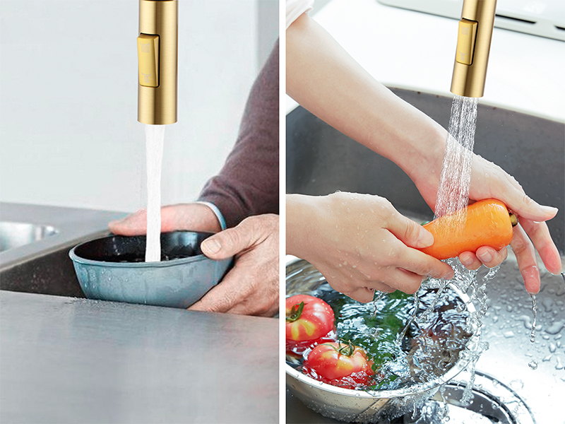 kitchen mixer tap spout mode