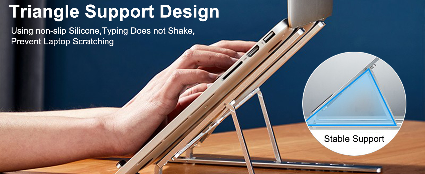 proffisy Laptop Stand Laptop Holder Adjustable Ergonomic Portable