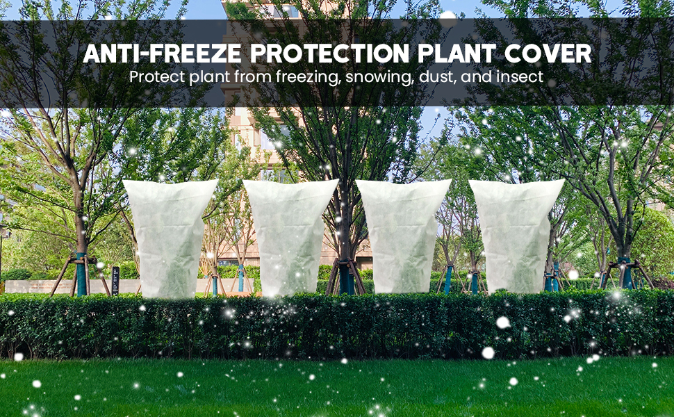 2 Pack Plant Covers Freeze Protection, Winter Warm Plant Cover Tree
