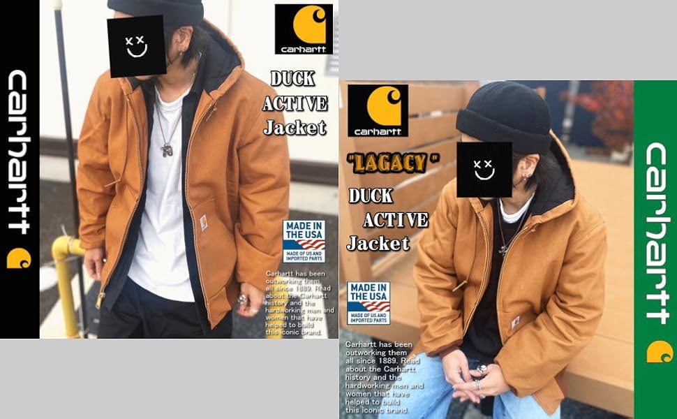 Amazon | [カーハート] Duck Active Jacket MADE IN USA ダック