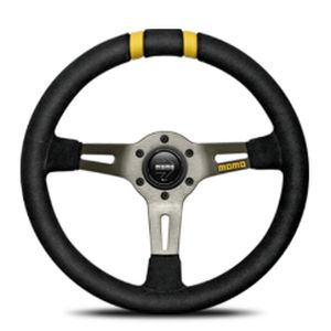 Amazon | MOMO(モモ) ステアリング ドリフト 33パイ BK/スエード