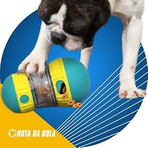 Brinquedo Interativo para Cães com Dispenser de Ração Perfeito para Combater o Tédio e a Ansiedade