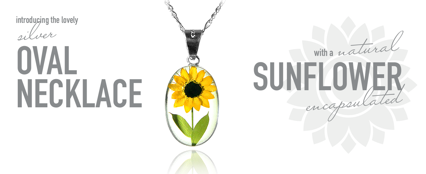 TAMI Sunflower Necklace in Sterling Silver Fine Mexican Jewelry for Woman