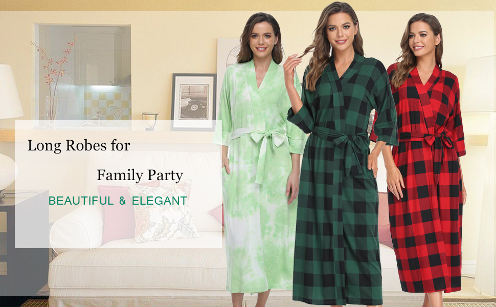 long kimono robes