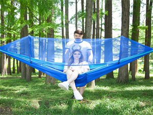 portable camping hammock with Mosquito net