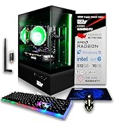 Amazon.com: SAAV X1 Prebuilt Gaming PC Desktop Intel G5400