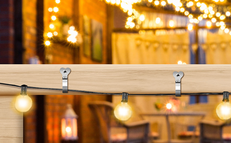 Christmas String Light Hooks, Christmas Light Hooks for