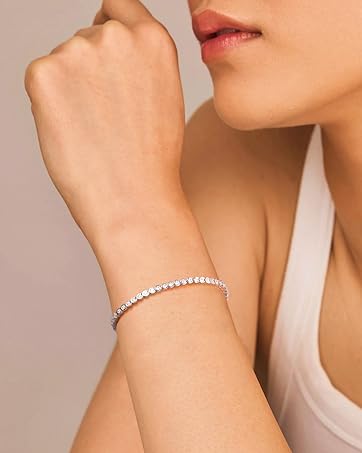 moissanite tennis bracelet