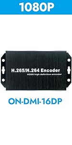 HVE16DP PoE HDMI Encoder for Live Streaming W/Loopout SD Card Slot